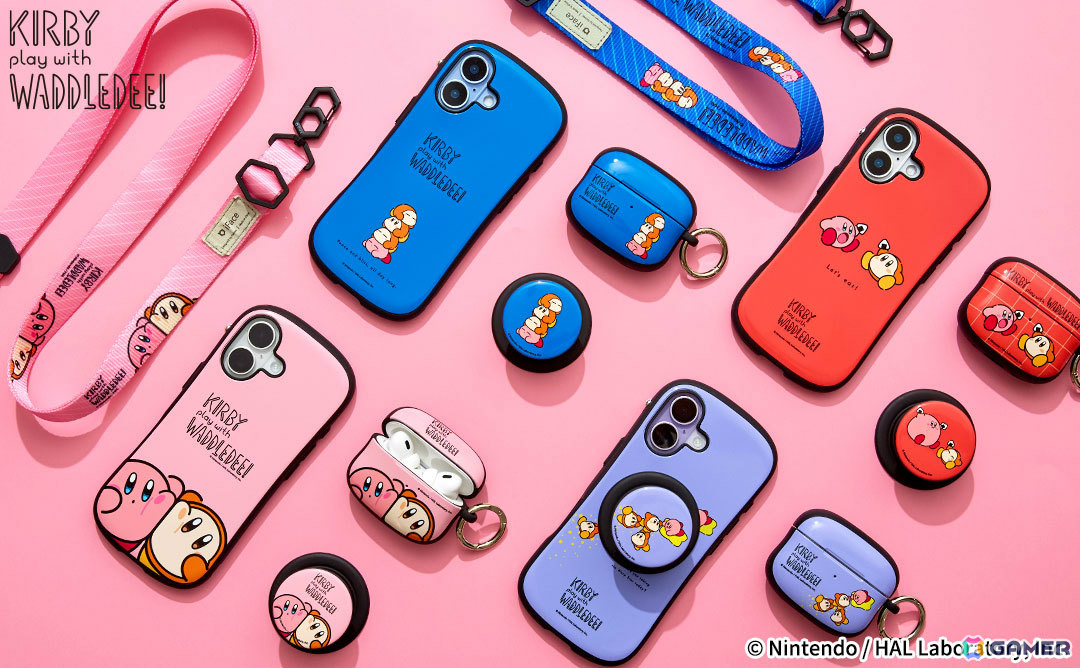 iFace」カービィ＆ワドルディのスマホケースやAirPodsケース、グリップ