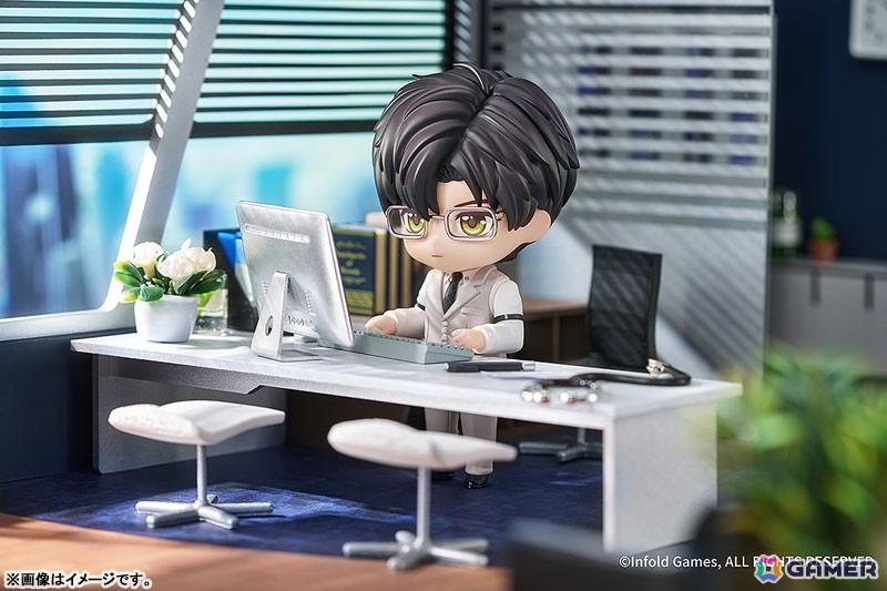 「恋と深空」より心臓外科医としての一面も持つレイが「ねんどろいど」となって登場！考え顔や微笑み顔、仕事や戦闘時を彷彿とさせる真剣顔も付属の画像