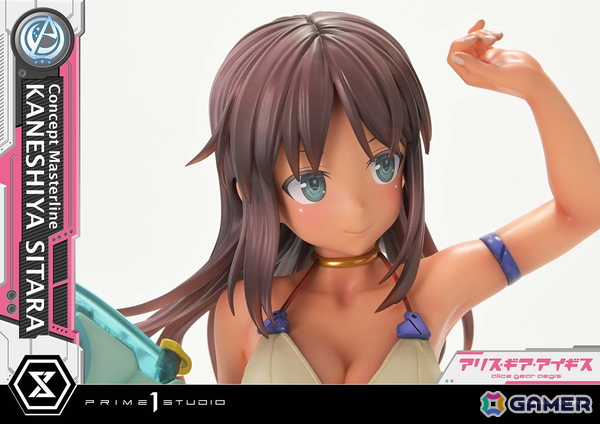 「アリス・ギア・アイギス」成子坂製作所所属のアクトレス・兼志谷シタラの1/5スケールフィギュアが登場！島田フミカネ氏が描き下ろした水着姿のイラストを再現の画像12