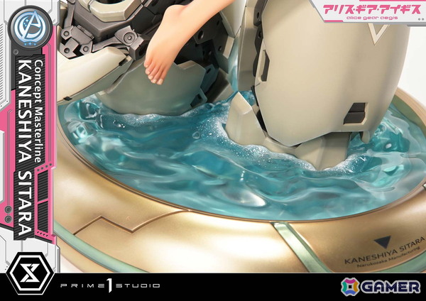 「アリス・ギア・アイギス」成子坂製作所所属のアクトレス・兼志谷シタラの1/5スケールフィギュアが登場！島田フミカネ氏が描き下ろした水着姿のイラストを再現の画像5