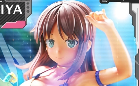 「アリス・ギア・アイギス」成子坂製作所所属のアクトレス・兼志谷シタラの1/5スケールフィギュアが登場！島田フミカネ氏が描き下ろした水着姿のイラストを再現