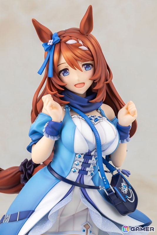 「ウマ娘」甘やかし上手なウマ娘・スーパークリークが立体化！青と白を基調とした勝負服も精緻に再現の画像12