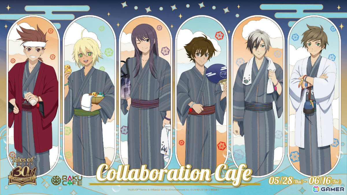 「テイルズ オブ」シリーズ×RAKU CAFEのコラボカフェが5月28日より池袋1号店、心斎橋1号店で開催！の画像