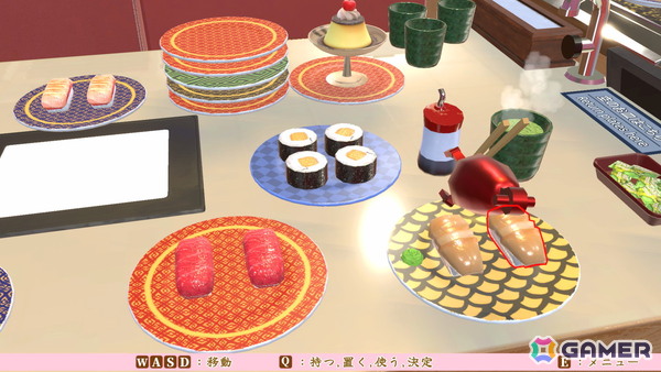 回転寿司体験シム「ただお寿司食べよう！」が5月27日にSteamで配信！最大4人で回転寿司（？）を楽しめるの画像