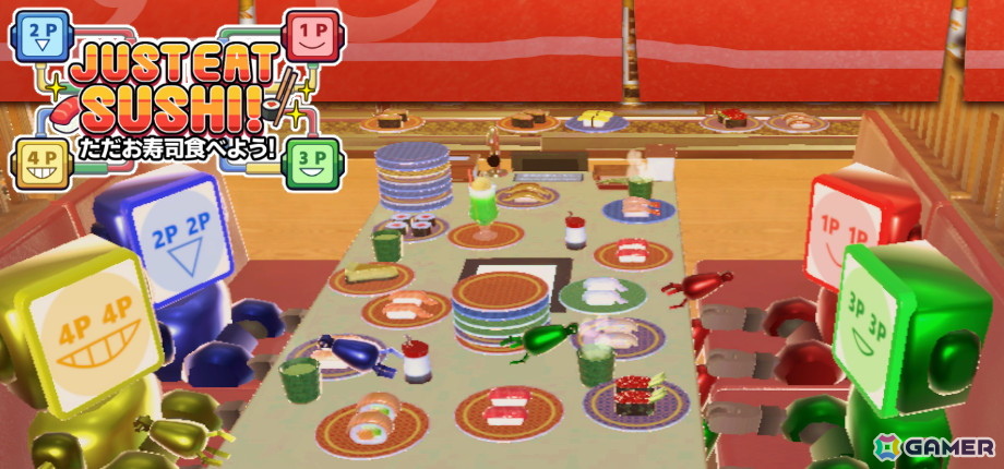 回転寿司体験シム「ただお寿司食べよう！」が5月27日にSteamで配信！最大4人で回転寿司（？）を楽しめるの画像