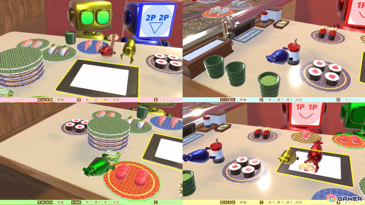 回転寿司体験シム「ただお寿司食べよう！」が5月27日にSteamで配信！最大4人で回転寿司（？）を楽しめるの画像4