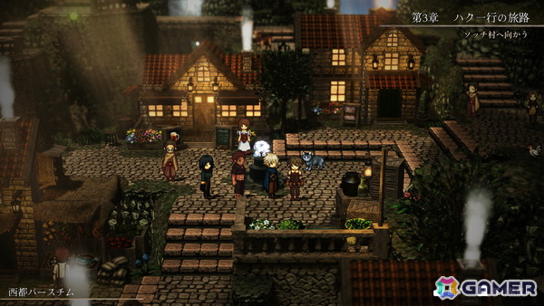 個人開発RPG「火の言伝」のSteamストアページが公開！西と東から旅する2組のパーティが織りなすストーリー重視のコマンドRPGの画像