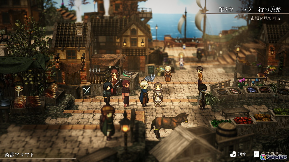 個人開発RPG「火の言伝」のSteamストアページが公開！西と東から旅する2組のパーティが織りなすストーリー重視のコマンドRPGの画像2