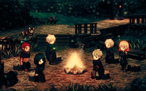 個人開発RPG「火の言伝」のSteamストアページが公開！西と東から旅する2組のパーティが織りなすストーリー重視のコマンドRPG