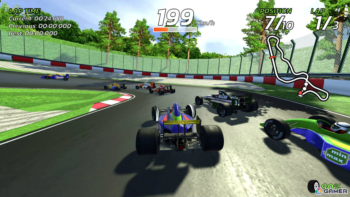 90年代風アーケードレーシング「4PGP」PS5/Steam版が6月11日に発売！ゲームバランスの改良や新たな隠しマシンなどパワーアップして登場の画像2