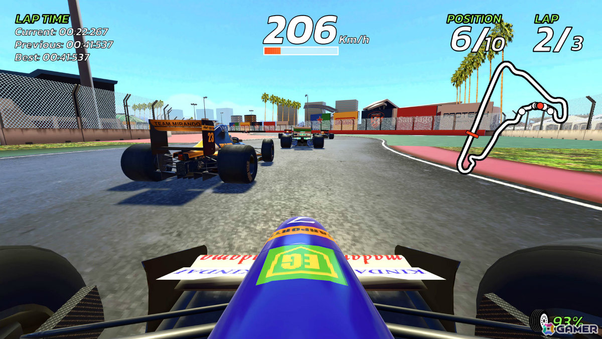 90年代風アーケードレーシング「4PGP」PS5/Steam版が6月11日に発売！ゲームバランスの改良や新たな隠しマシンなどパワーアップして登場の画像3