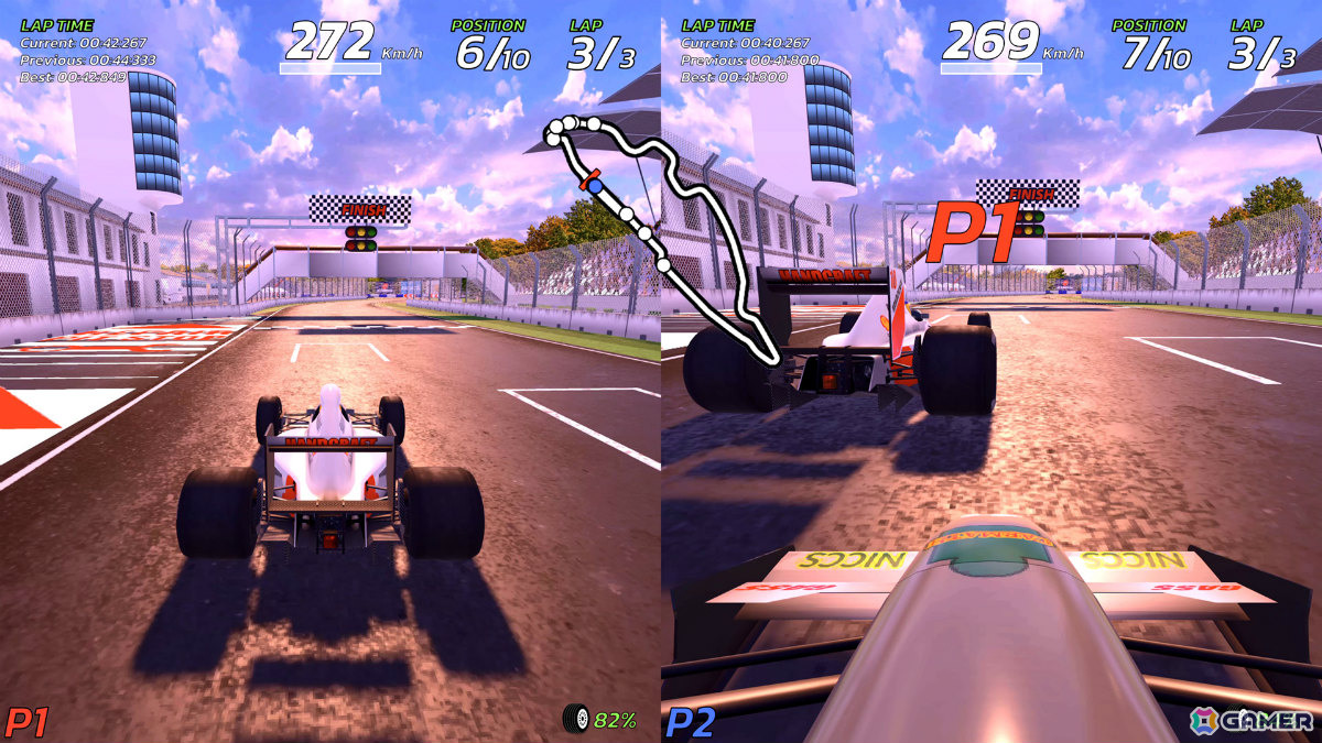 90年代風アーケードレーシング「4PGP」PS5/Steam版が6月11日に発売！ゲームバランスの改良や新たな隠しマシンなどパワーアップして登場の画像7