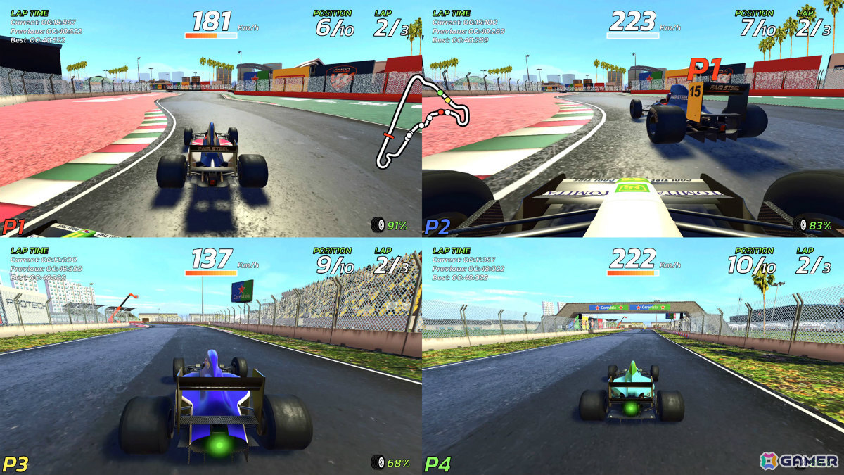 90年代風アーケードレーシング「4PGP」PS5/Steam版が6月11日に発売！ゲームバランスの改良や新たな隠しマシンなどパワーアップして登場の画像8
