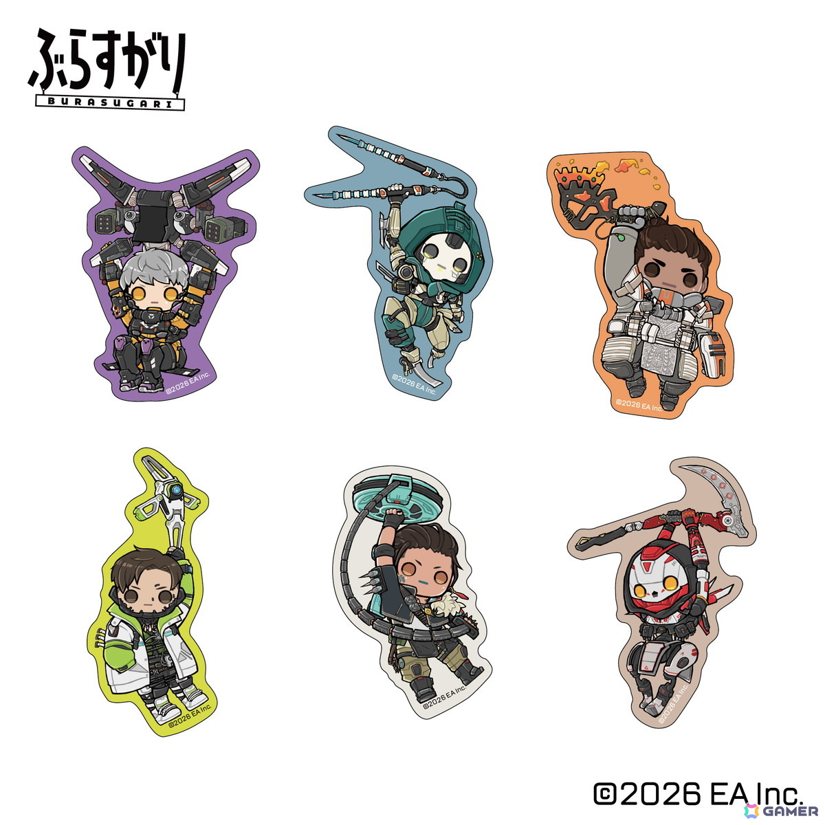 「Apex Legends」より描き下ろしデザインを含む新グッズが8月中旬より順次発売！DRIFT CHAMPS仕様のミニタペストリーやアクスタなどがラインナップの画像