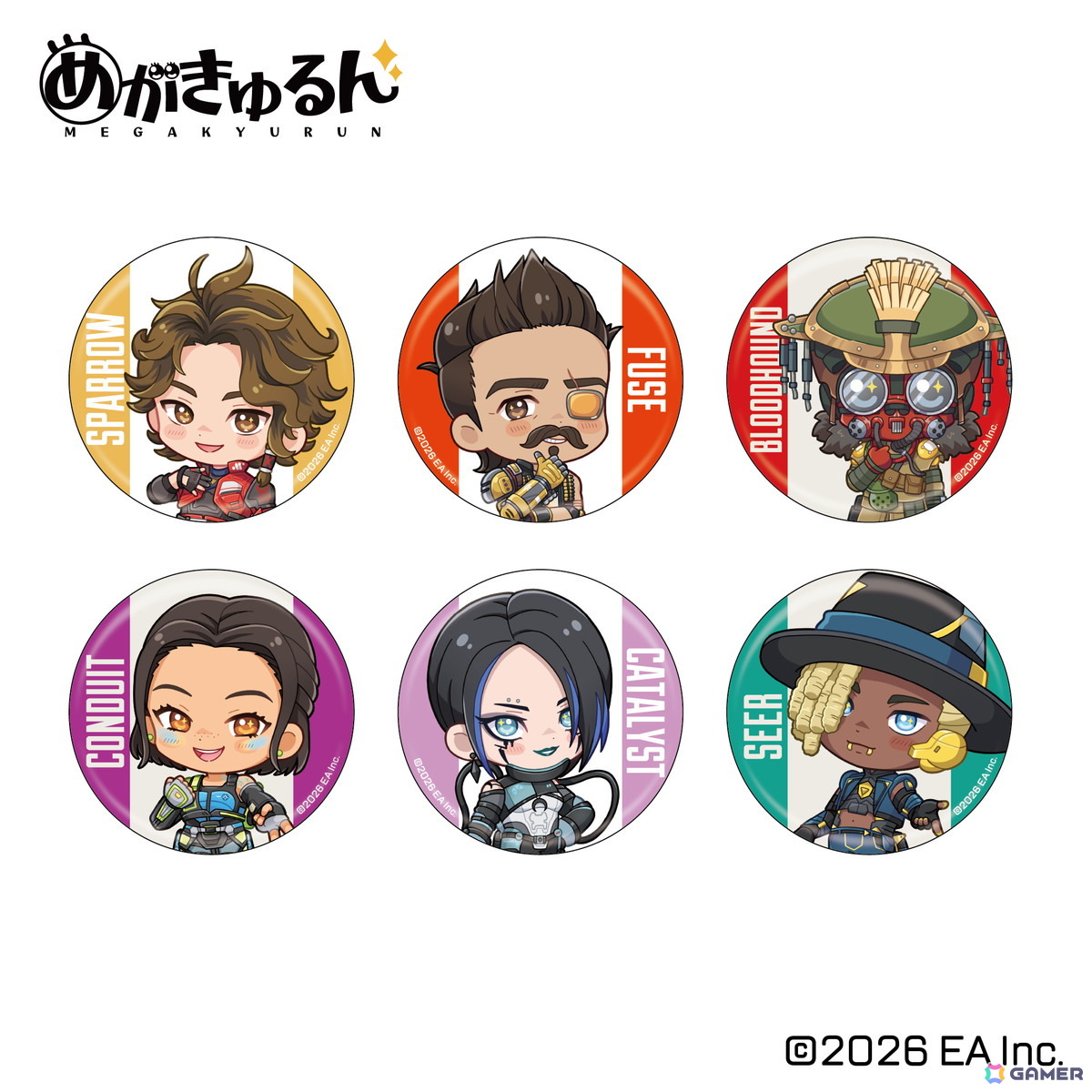 「Apex Legends」より描き下ろしデザインを含む新グッズが8月中旬より順次発売！DRIFT CHAMPS仕様のミニタペストリーやアクスタなどがラインナップの画像