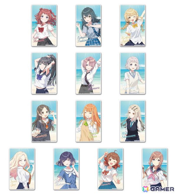 「学マス」×アトレ秋葉原の描き下ろしイラスト「アーリーサマー」を使用したグッズが5月15日より販売！建物のラッピングやコラボフードの販売もの画像6