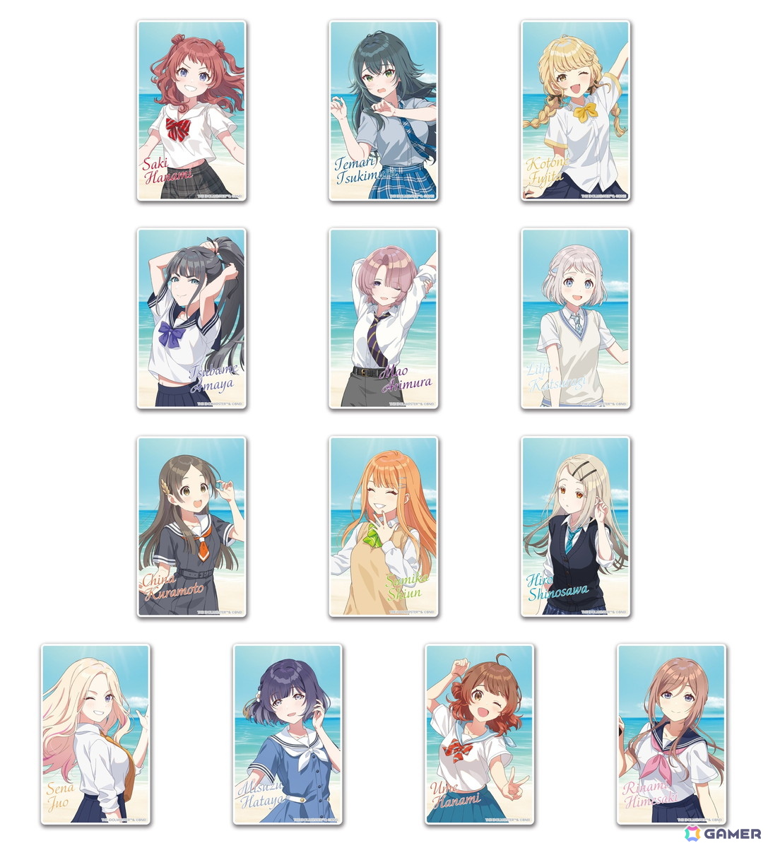 「学マス」×アトレ秋葉原の描き下ろしイラスト「アーリーサマー」を使用したグッズが5月15日より販売！建物のラッピングやコラボフードの販売もの画像
