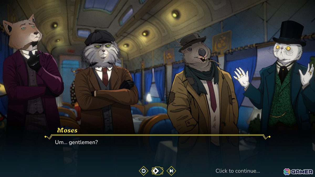 Toge Productions、プレイヤー自身が第一容疑者となる殺人ミステリー「Moses ＆ Plato - Last Train to Clawville」などをBitSummit PUNCHに出展の画像