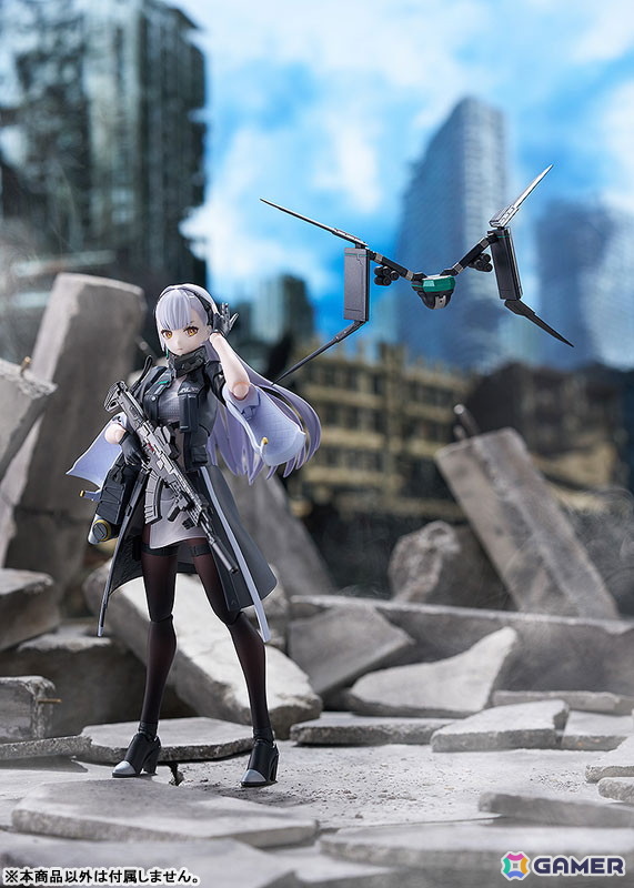 「ドルフロ2」のトロロ眼球可動ギミックを搭載してfigmaに登場！アサルトライフル（遊星）やドローンといったオプションパーツも充実の画像