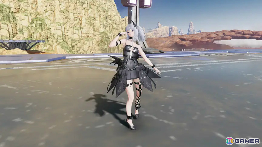 「PSO2 ニュージェネシス」優雅なゴシック調のベアトップドレスなどを収録したACスクラッチ「ゴシックエレガンス」が配信！の画像