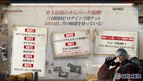 「Devil May Cry: Peak of Combat」BOSS戦イベント「DMC 異構暴走」が5月14日より開幕！双子の魔霊コンビ「アグニちゃん＆ルドラちゃん」が登場の画像4