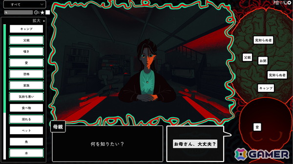 記憶がすべてなくなった主人公・ニマの精神をコントロールするサイコホラー「Am I Nima」初の日本語対応デモがBitSummit PUNCH 2026で展示の画像3