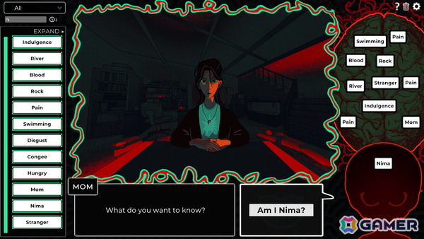 記憶がすべてなくなった主人公・ニマの精神をコントロールするサイコホラー「Am I Nima」初の日本語対応デモがBitSummit PUNCH 2026で展示の画像6