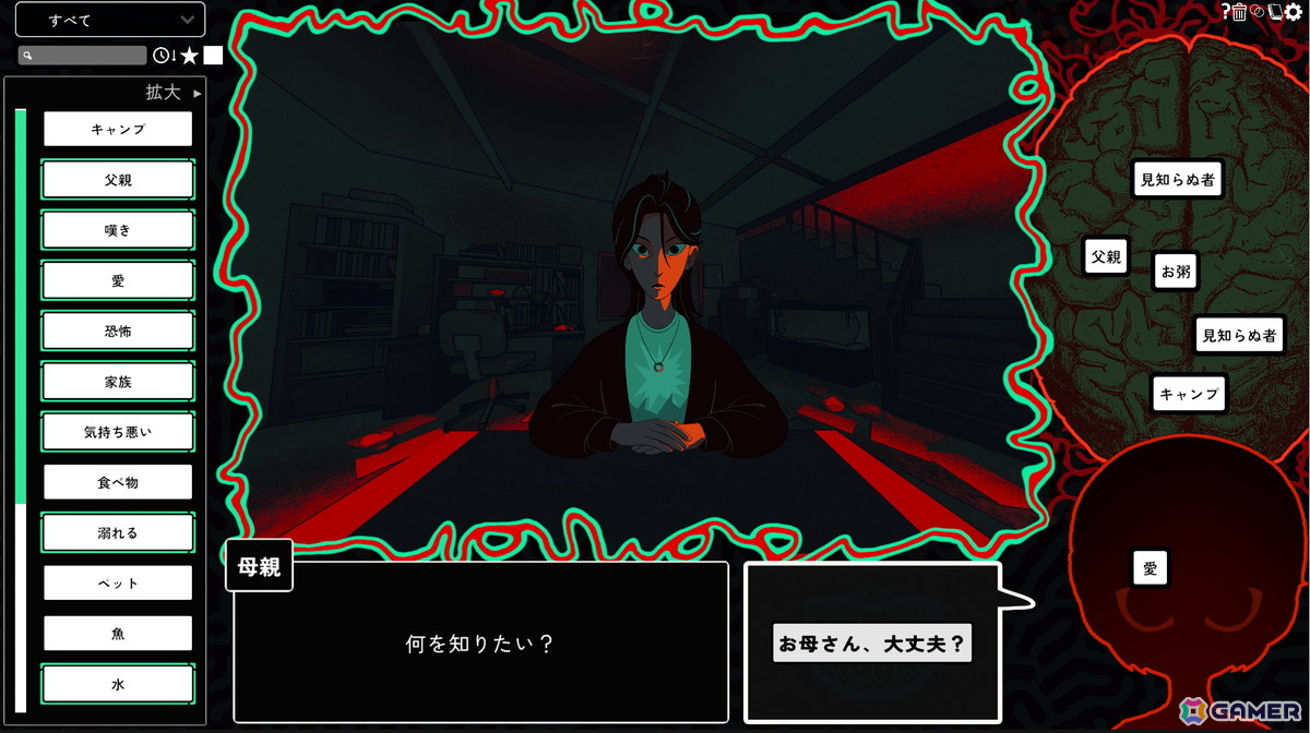 記憶がすべてなくなった主人公・ニマの精神をコントロールするサイコホラー「Am I Nima」初の日本語対応デモがBitSummit PUNCH 2026で展示の画像