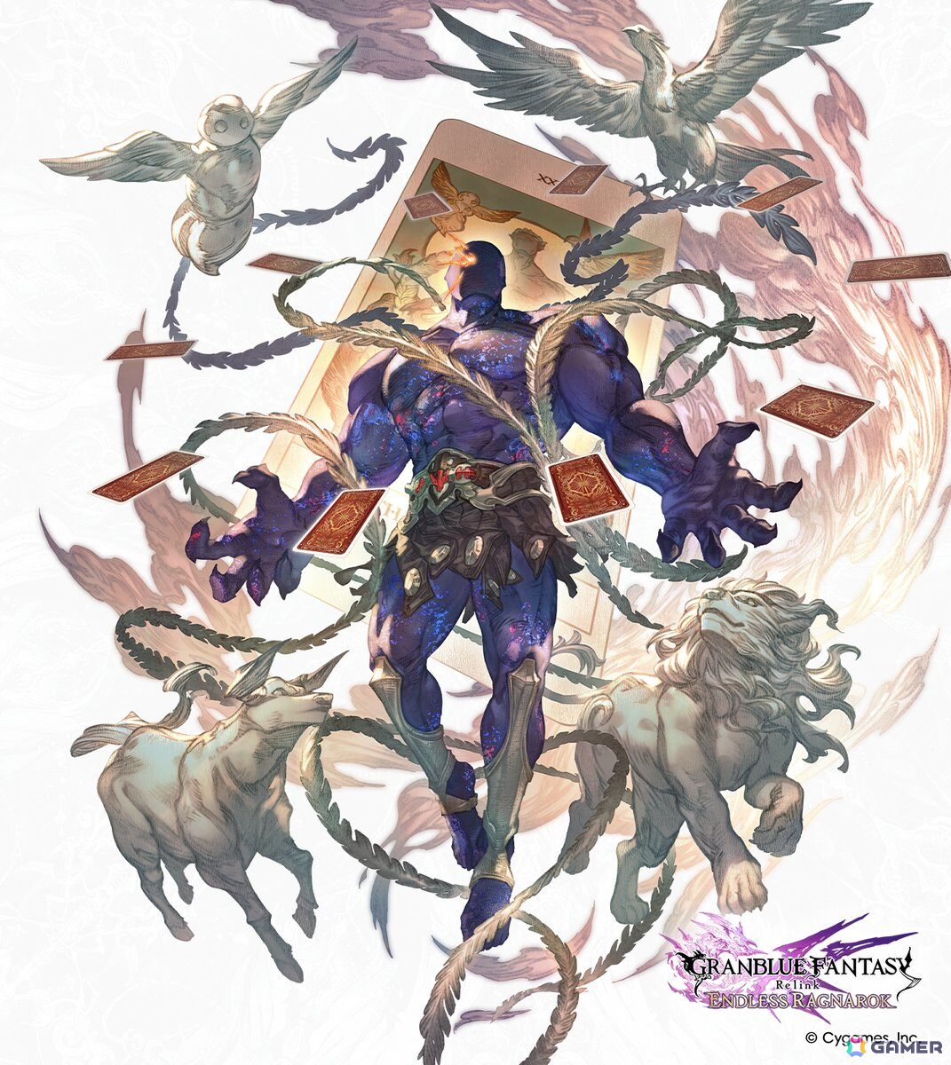 「グラブルリリンク エンドレスラグナロク」新プレイアブルキャラ「フラウ」「フェディエル」、宿敵「ザ・ワールド」を紹介！新要素である召喚や極沌空所の情報もの画像