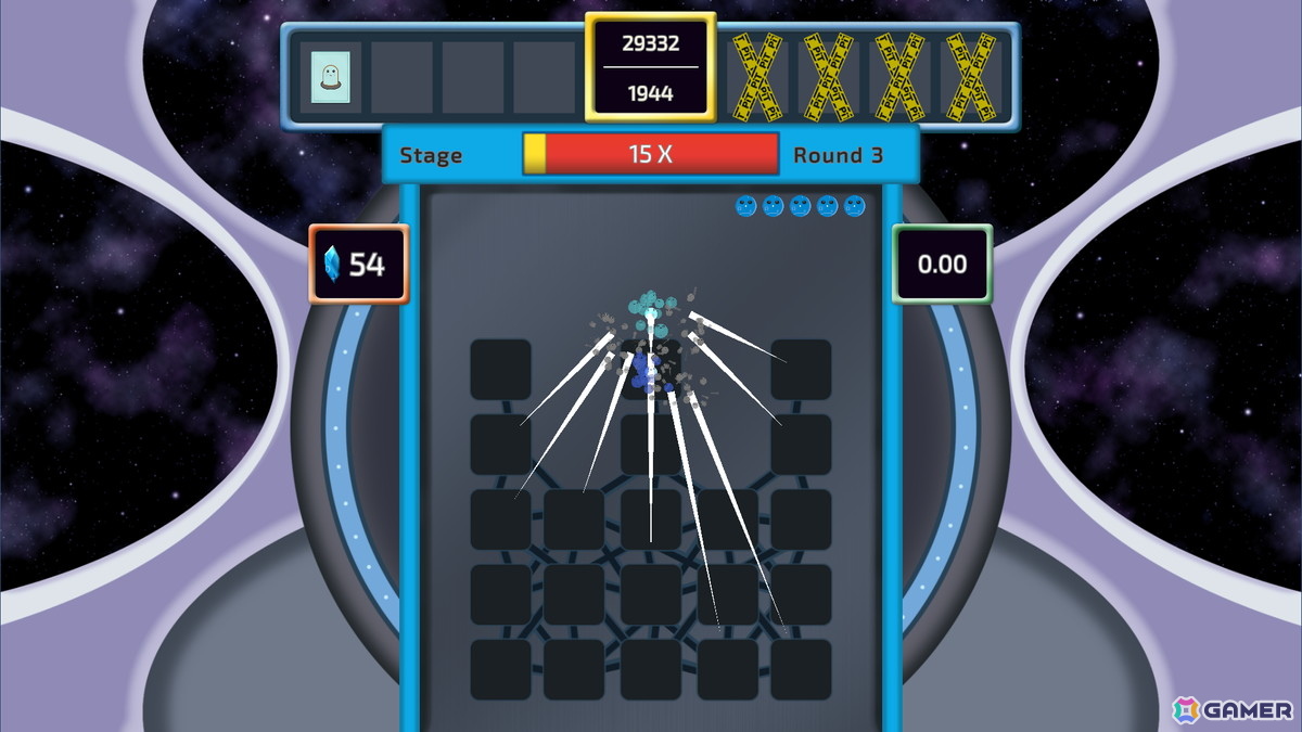 物理パズルローグライク「Node Pit」のSteamストアページが公開！ピンボール風の物理挙動と奥深いビルド構築が楽しめるの画像