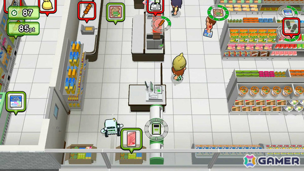 コンビニ業務を一人で回すドタバタアクション「ワンオペ！コンビニ」が配信！レジに品出し、フライヤー調理まで次から次へと発生する仕事をさばこうの画像
