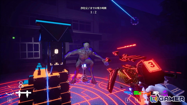 廃墟を舞台に怪異と戦う一人称ローグライト「SAKIMORI」の体験版がSteamで公開！探索・強化・浄化のゲームサイクルが特徴の画像8