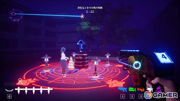 廃墟を舞台に怪異と戦う一人称ローグライト「SAKIMORI」の体験版がSteamで公開！探索・強化・浄化のゲームサイクルが特徴の画像9