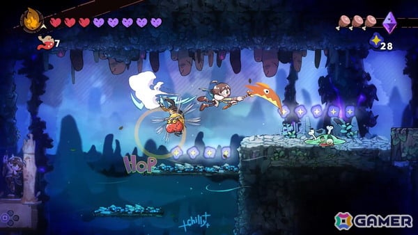 2D横スクロールアクション「GOBBLE」の基本的なゲームの流れやキャラ情報を紹介！一撃必殺の強烈アクション「カウンター捕食」もの画像17