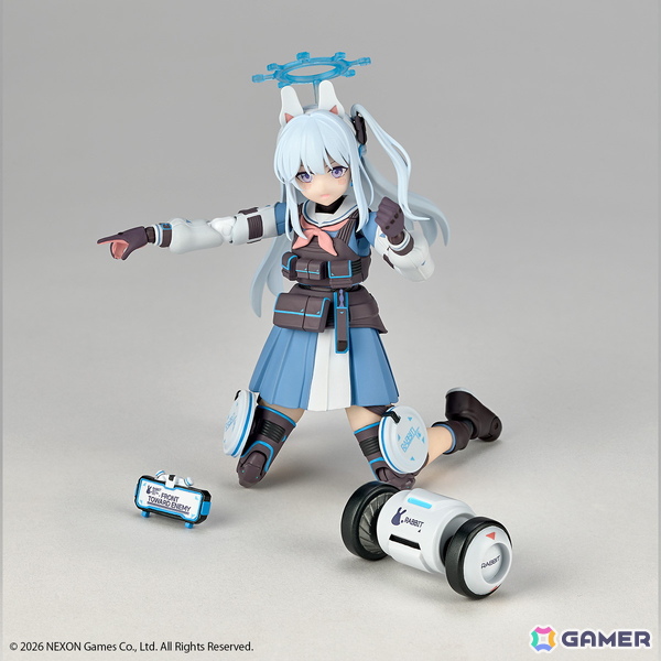 「ブルアカ」RABBIT小隊の小隊長・ミヤコがアクションフィギュアで登場！彼女の象徴ともいえる固有武器・RABBIT-31式短機関銃もの画像8