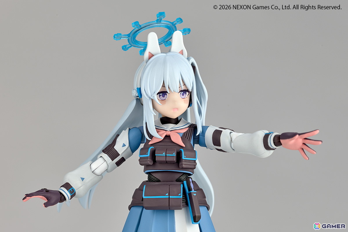 「ブルアカ」RABBIT小隊の小隊長・ミヤコがアクションフィギュアで登場！彼女の象徴ともいえる固有武器・RABBIT-31式短機関銃もの画像