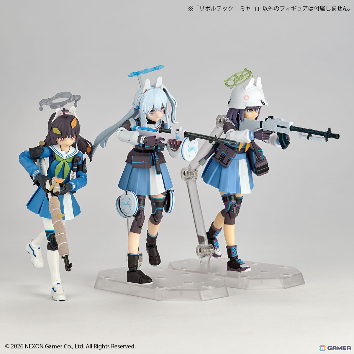「ブルアカ」RABBIT小隊の小隊長・ミヤコがアクションフィギュアで登場！彼女の象徴ともいえる固有武器・RABBIT-31式短機関銃もの画像