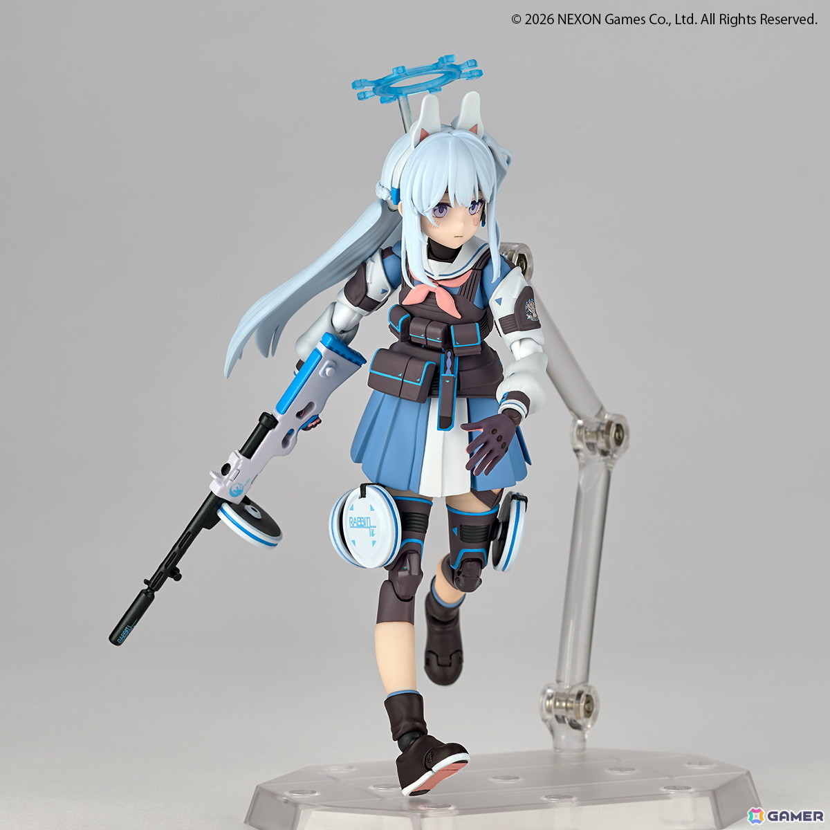 「ブルアカ」RABBIT小隊の小隊長・ミヤコがアクションフィギュアで登場！彼女の象徴ともいえる固有武器・RABBIT-31式短機関銃もの画像