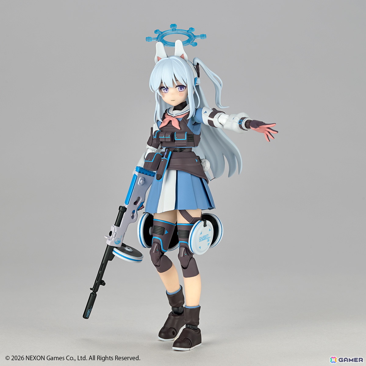 「ブルアカ」RABBIT小隊の小隊長・ミヤコがアクションフィギュアで登場！彼女の象徴ともいえる固有武器・RABBIT-31式短機関銃もの画像