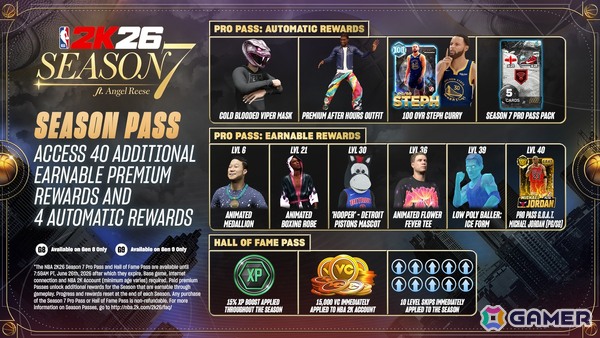 「NBA 2K26」のシーズン7が5月15日に開幕！カバーを飾るのはアトランタ・ドリームのエンジェル・リースの画像8