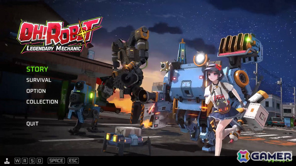 韓国の元漫画家によるトップダウン・メカシューティング「Oh! Robot」Steam早期アクセスが2026年後半より開始！の画像