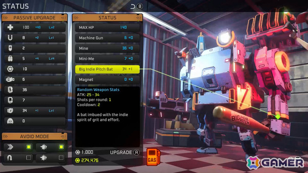 韓国の元漫画家によるトップダウン・メカシューティング「Oh! Robot」Steam早期アクセスが2026年後半より開始！の画像
