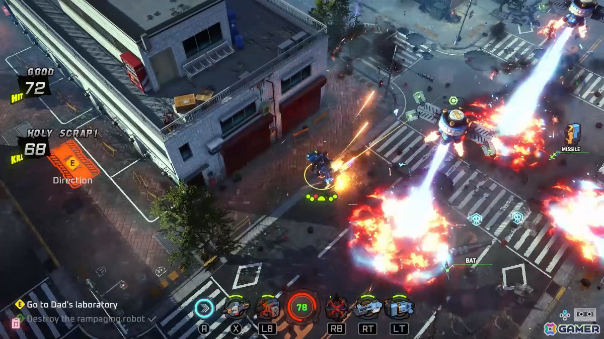 韓国の元漫画家によるトップダウン・メカシューティング「Oh! Robot」Steam早期アクセスが2026年後半より開始！の画像9