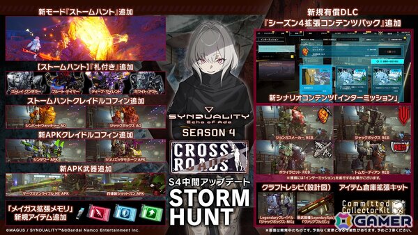 「SYNDUALITY Echo of Ada」SEASON4中間アップデート【STORM HUNT】が配信！リスポーン可能な新PvPvEモード「ストームハント」も開幕の画像2