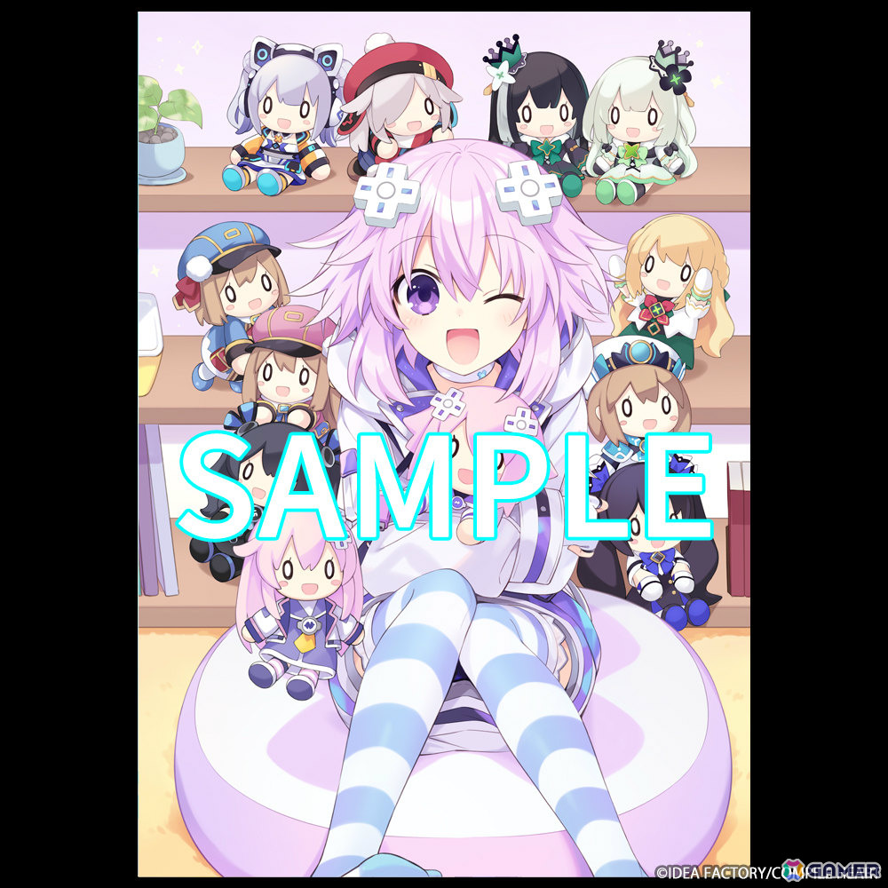 超新時空ゲイム ネプテューヌ∞」つなこ氏描き下ろしの店舗特典