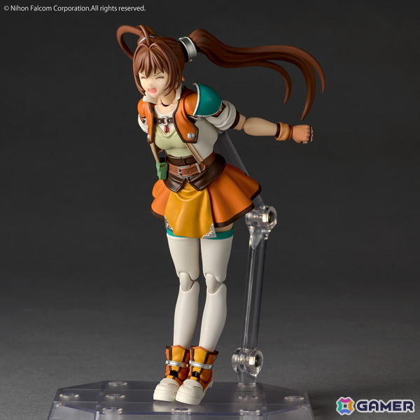 「英雄伝説 軌跡シリーズ」エステルが「英雄伝説 空の軌跡SC」の装いでアクションフィギュア化！ヨシュアのハーモニカ、棍に取り付ける炎エフェクトもの画像10
