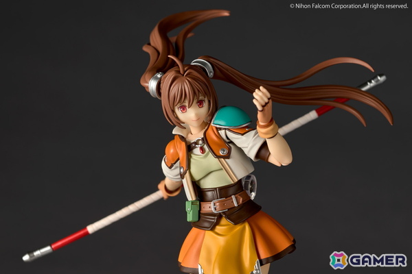 「英雄伝説 軌跡シリーズ」エステルが「英雄伝説 空の軌跡SC」の装いでアクションフィギュア化！ヨシュアのハーモニカ、棍に取り付ける炎エフェクトもの画像12