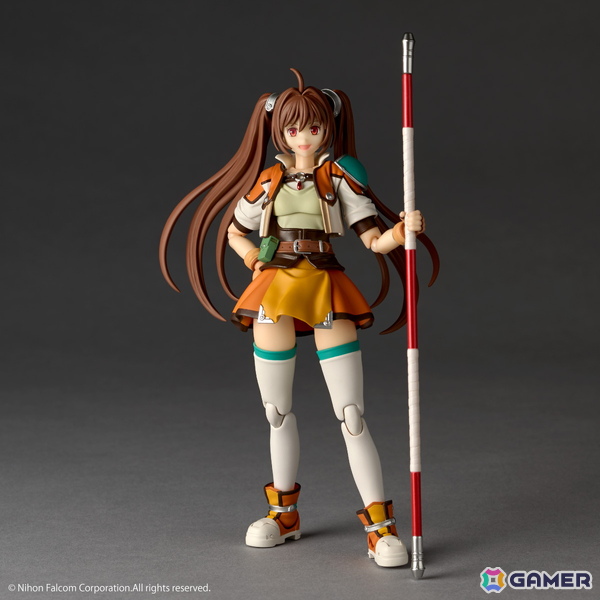 「英雄伝説 軌跡シリーズ」エステルが「英雄伝説 空の軌跡SC」の装いでアクションフィギュア化！ヨシュアのハーモニカ、棍に取り付ける炎エフェクトもの画像2