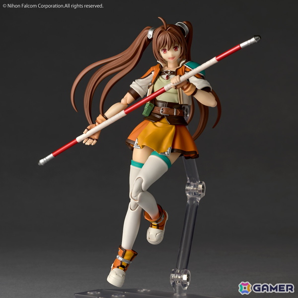 「英雄伝説 軌跡シリーズ」エステルが「英雄伝説 空の軌跡SC」の装いでアクションフィギュア化！ヨシュアのハーモニカ、棍に取り付ける炎エフェクトもの画像3