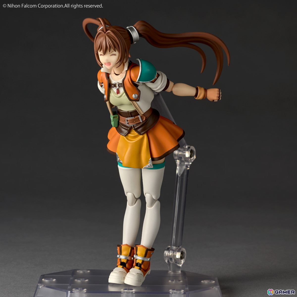 「英雄伝説 軌跡シリーズ」エステルが「英雄伝説 空の軌跡SC」の装いでアクションフィギュア化！ヨシュアのハーモニカ、棍に取り付ける炎エフェクトもの画像